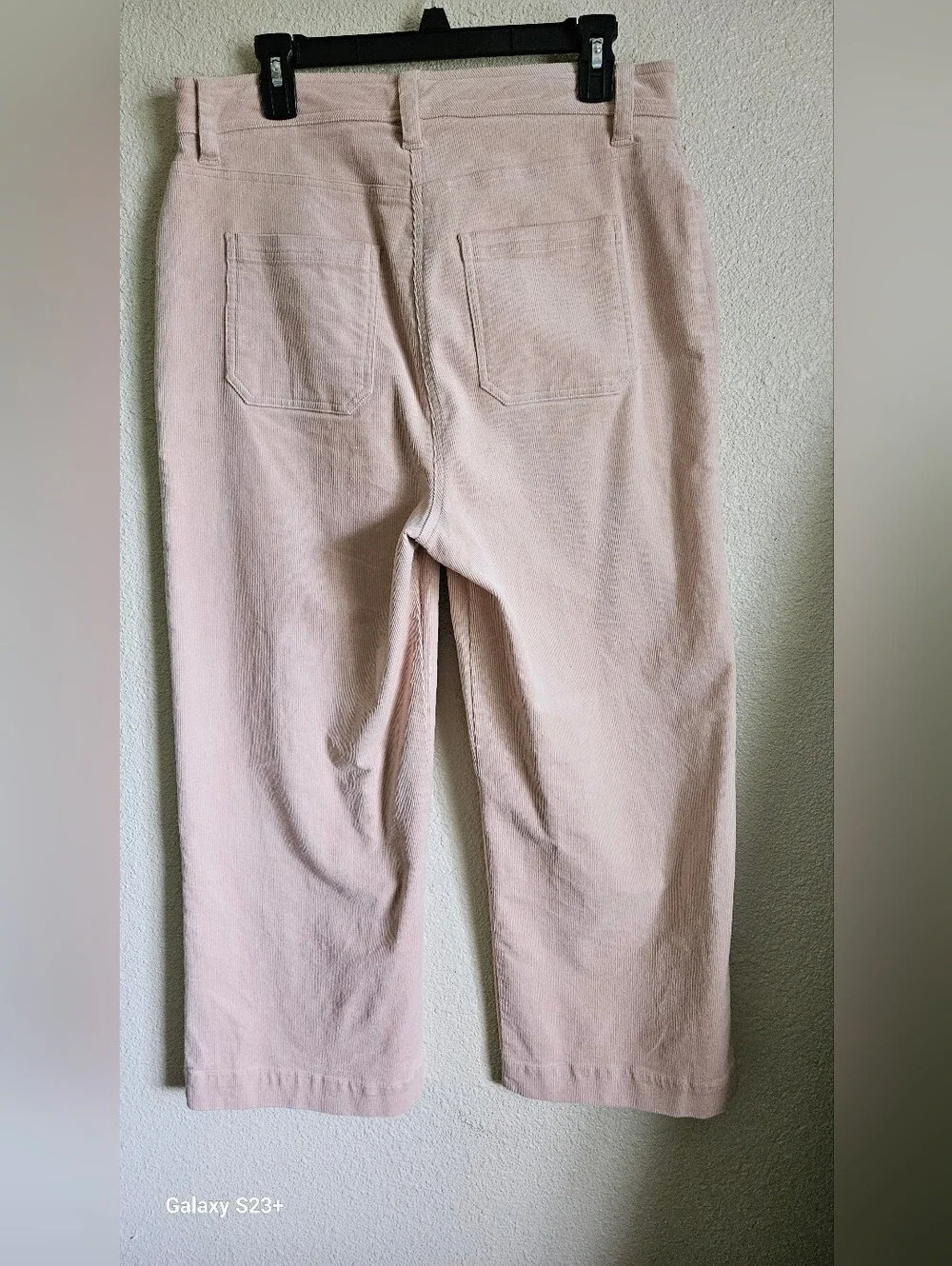 BODEN High-Rise Wide-Leg Pink Corduroy Pants